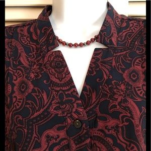 212 COLLECTION BEAUTIFUL SHT SLEEVE BUTTON DOWN LG